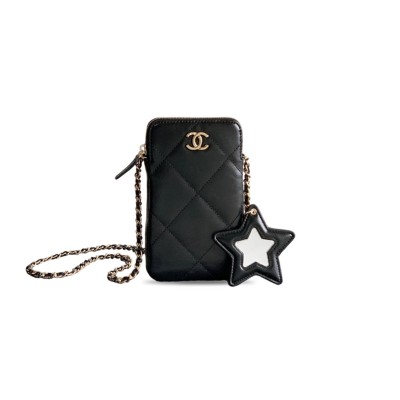 CHANEL PHONE HOLDER WITH CHAIN AP4777 (18*11*2.5cm) CHANEL PHONE HOLDER WITH CHAIN AP4777 (18*11*2.5cm)
